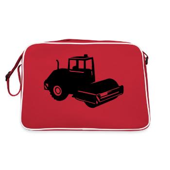 rouleau compresseur Road roller - Sac Retro - rouge/blanc - Dos