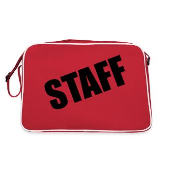 Staff - Sac Retro - rouge/blanc - Dos