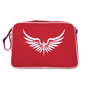 Ailes unies - Sac Retro - rouge/blanc - Dos