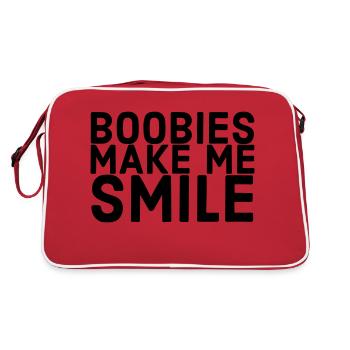 Les fous me font sourire - Sac Retro - rouge/blanc - Dos