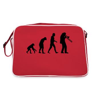 Trombone - Sac Retro - rouge/blanc - Dos