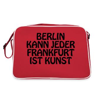 Berlin kann jeder - FFM - Retro Tasche - Rot/Weiß - Hinten