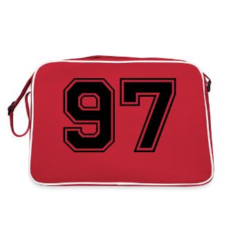 97 - Retro Bag - red/white - Back