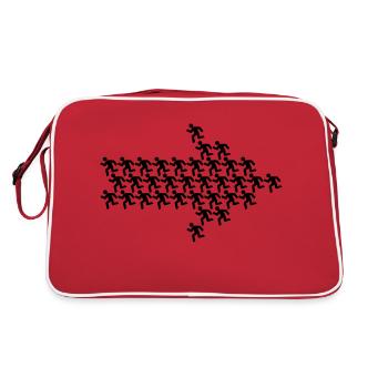 contresens - Sac Retro - rouge/blanc - Dos