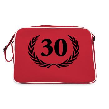 30 - Retro Bag - red/white - Back
