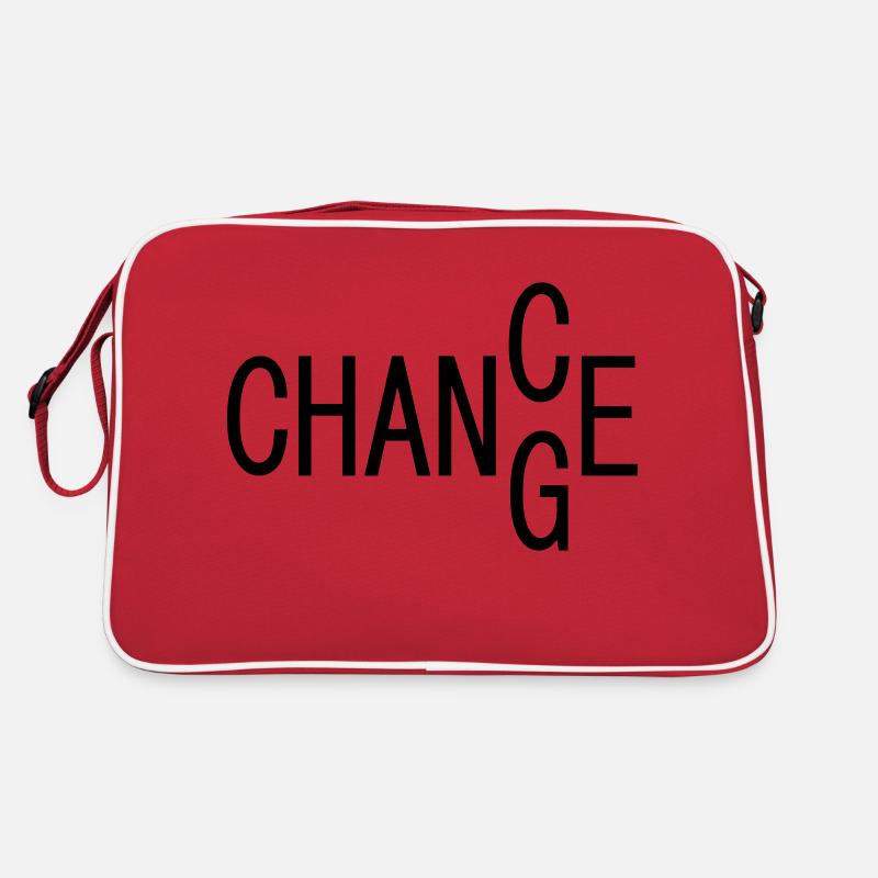 CHANCE / CHANGE, Motivation Retro Tasche
