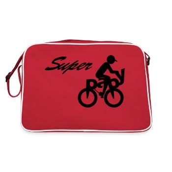 Super papy - Sac Retro - rouge/blanc - Dos