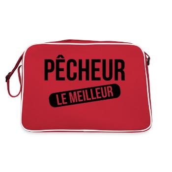 Le Meilleur Pêcheur - Retro Bag - red/white - Back