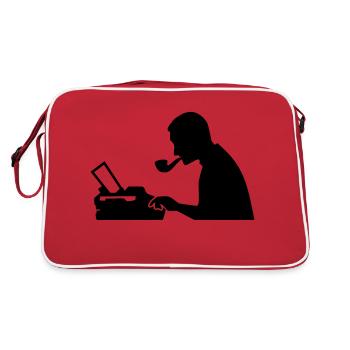 Journalist - Retro Bag - red/white - Back