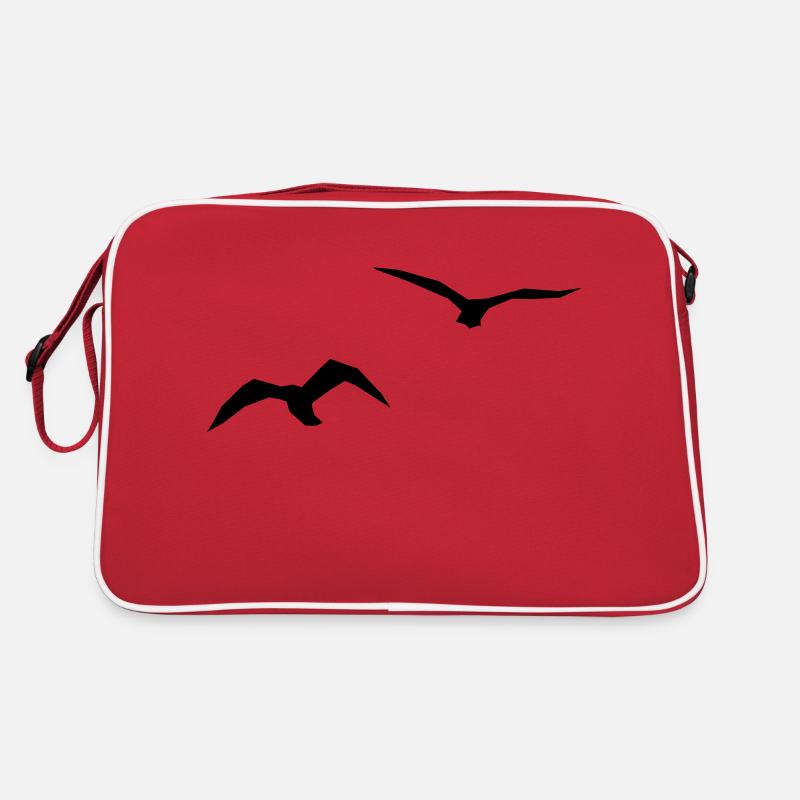 Vögel Retro Tasche