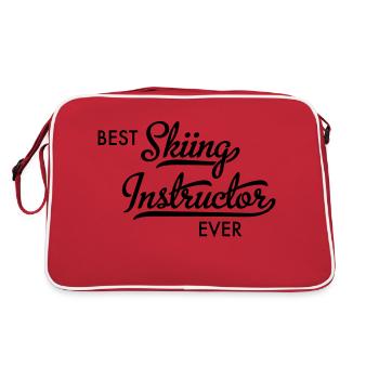 Moniteur de ski - Sac Retro - rouge/blanc - Dos