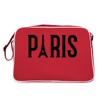 Paris - Retro Bag - red/white - Back
