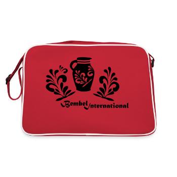 Bembel International FFM - Retro Tasche - Rot/Weiß - Hinten