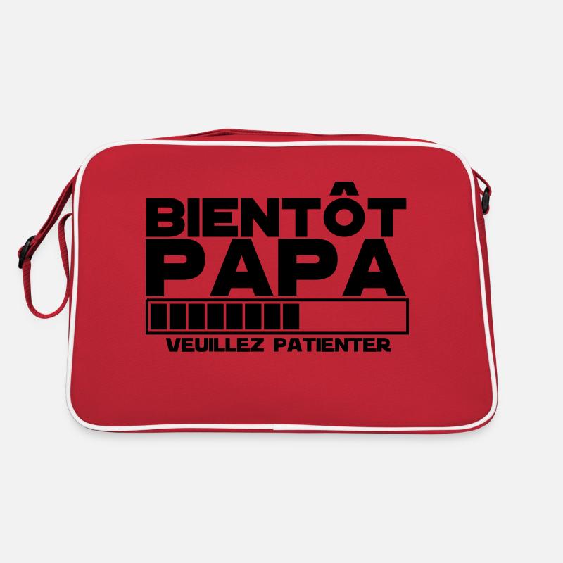 bientôt papa Sac Retro