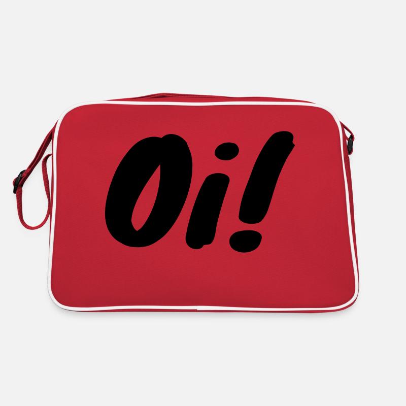 oi! - Retro Tasche - Rot/Weiß