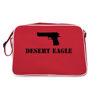 desert_eagle - Retro Tasche - Rot/Weiß - Hinten