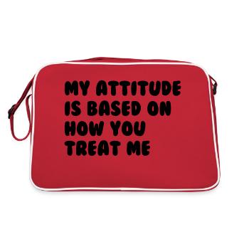 Attitude - Retro Bag - red/white - Back