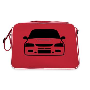 JDM Evo9 | T-shirts JDM - Retro Tasche - Rot/Weiß - Hinten