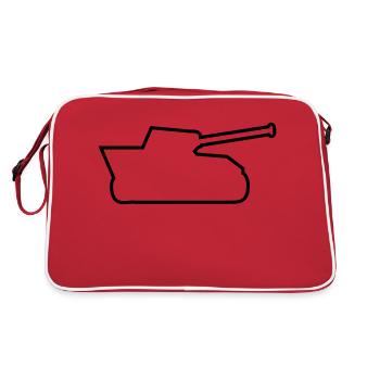 char - Sac Retro - rouge/blanc - Dos