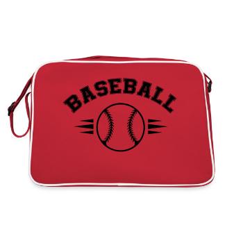 baseball - Retro Bag - red/white - Back