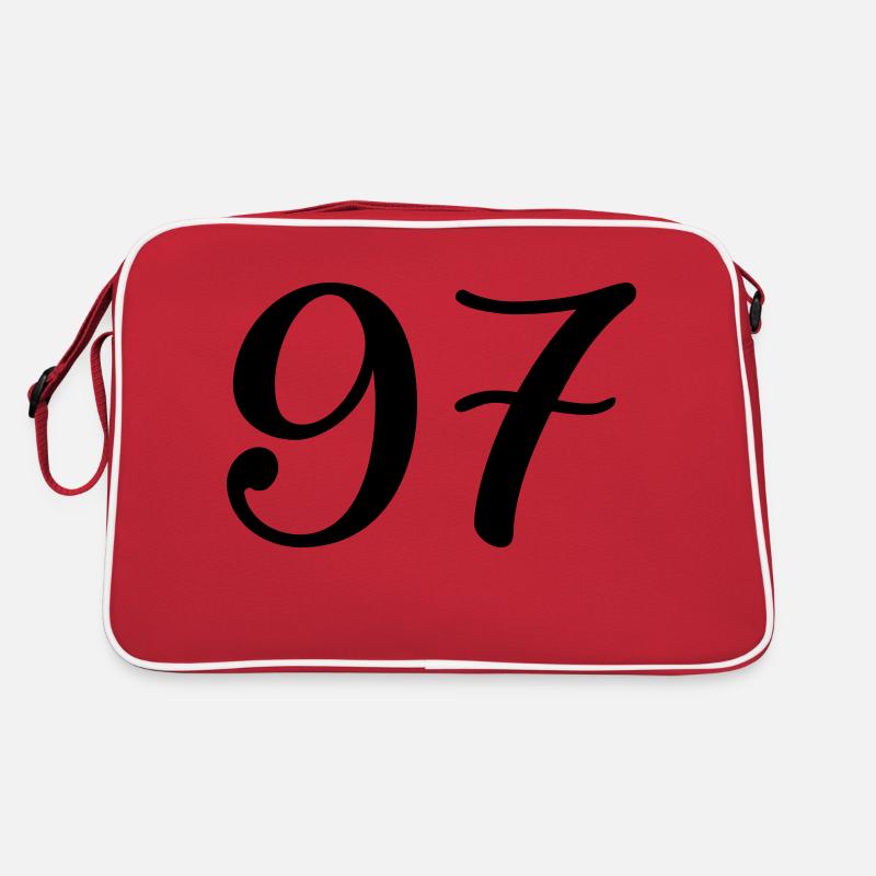 97 - Retro Tasche - Rot/Weiß