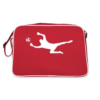 gardien - Sac Retro - rouge/blanc - Dos