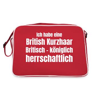 British Cat - Retro Bag - red/white - Back