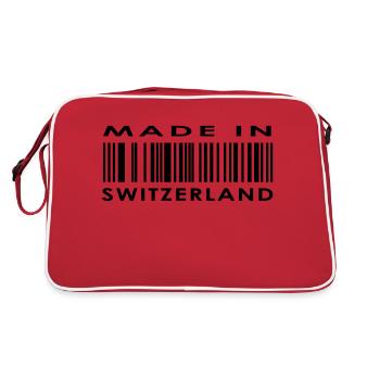 Made in Switzerland - Retro Bag - red/white - Back