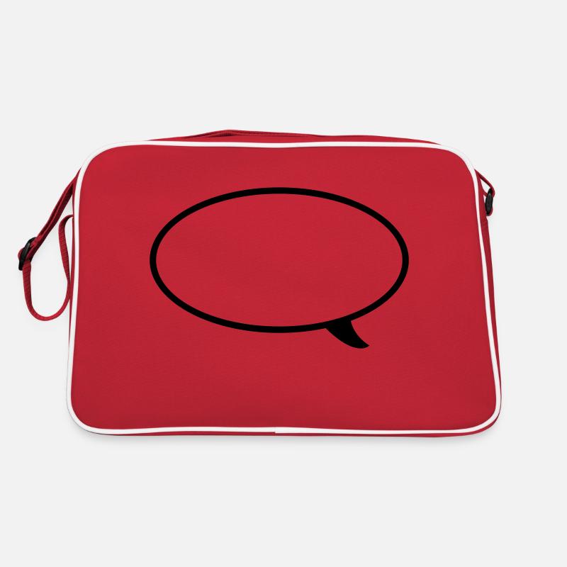 Speech bubble Line Retro Bag