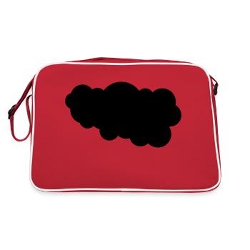 cloud - Retro Tasche - Rot/Weiß - Hinten