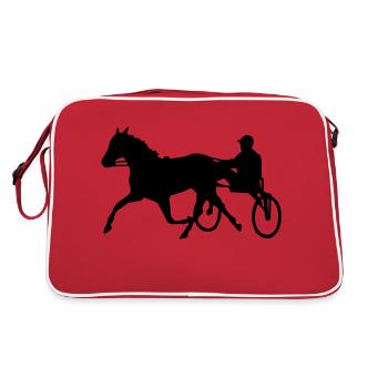 trotting sport - Sac Retro - rouge/blanc - Dos