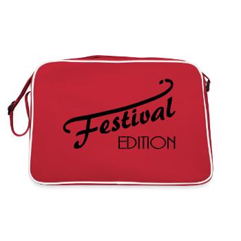 Festival Edition I - Retro Tasche - Rot/Weiß - Hinten