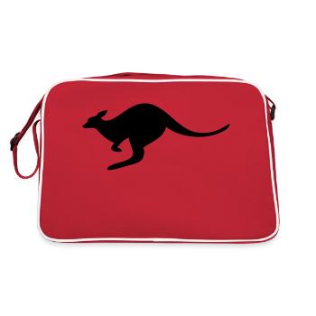 oceanie5 - Retro Tasche - Rot/Weiß - Hinten
