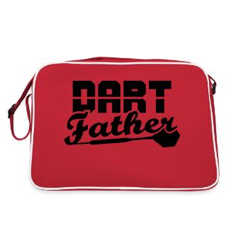 DART Father - Retro Tasche - Rot/Weiß - Hinten