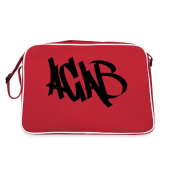 acab - Retro Bag - red/white - Back
