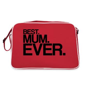 best mum ever - Sac Retro - rouge/blanc - Dos