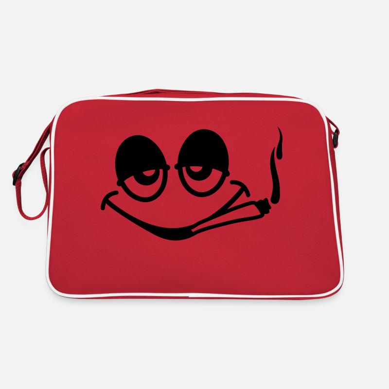Smoking Face Retro Tasche