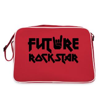 future rock star - Sac Retro - rouge/blanc - Dos