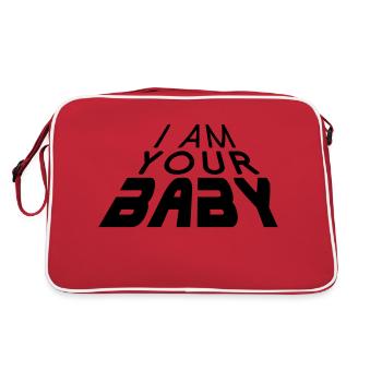 I am your BABY 3D big (1c) - Sac Retro - rouge/blanc - Dos