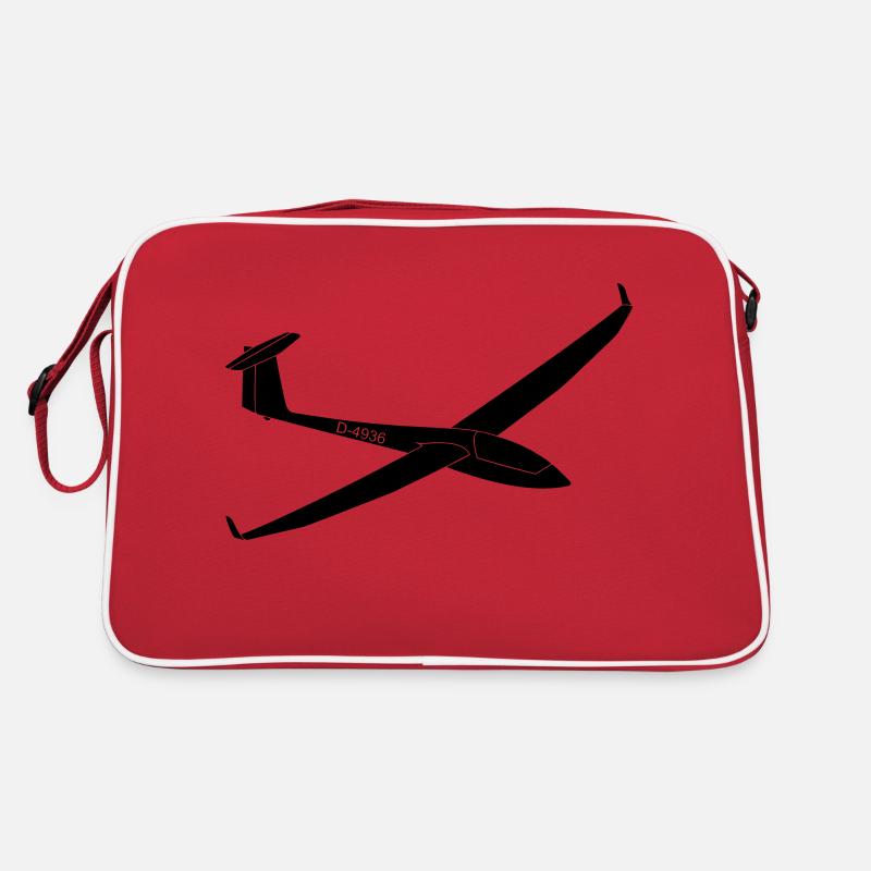 discus cs d4936 2 - Retro Tasche - Rot/Weiß