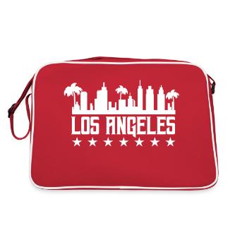 Los Angeles - Sac Retro - rouge/blanc - Dos