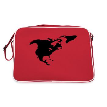 North America - Retro Bag - red/white - Back