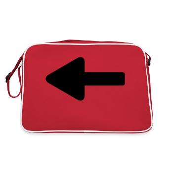 flèche - Sac Retro - rouge/blanc - Dos