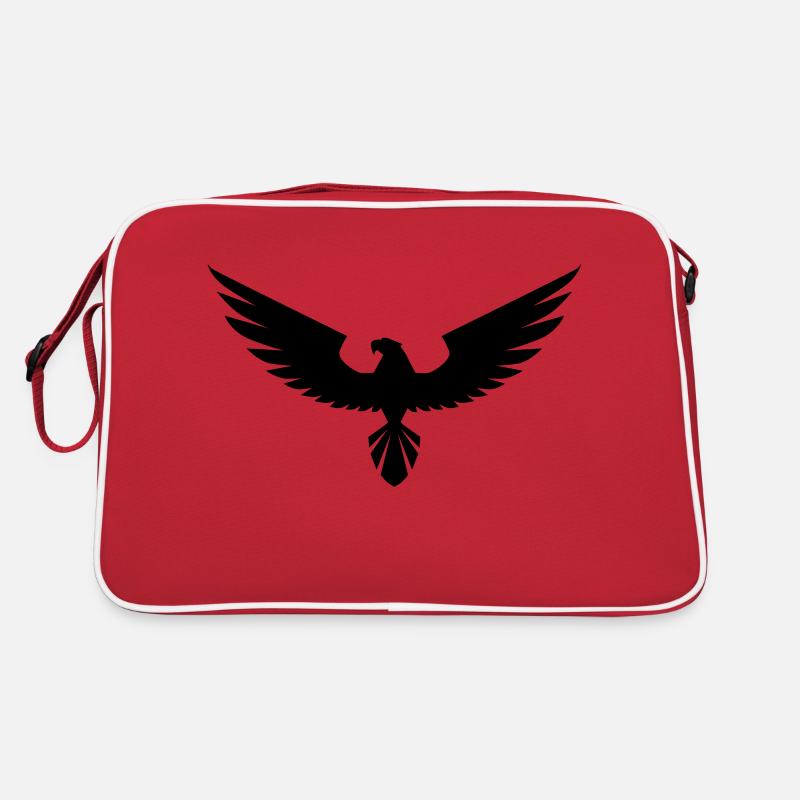 adler, falke, hawk, falcon Retro Tasche