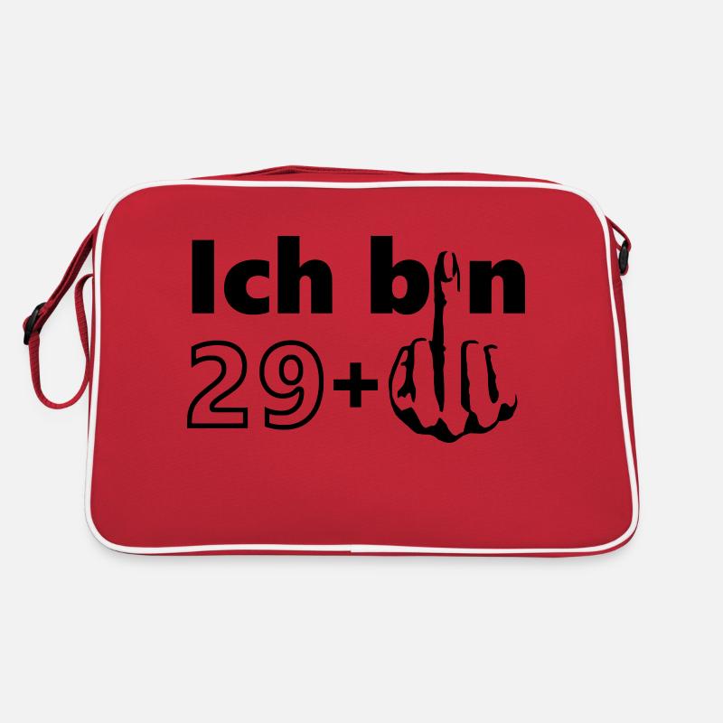 Ich bin 29 + Retro Tasche