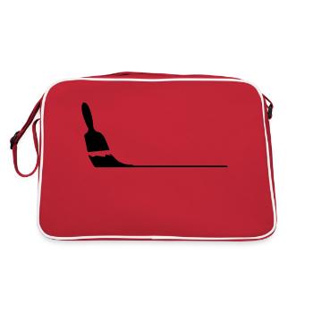 brusch_paint - Sac Retro - rouge/blanc - Dos