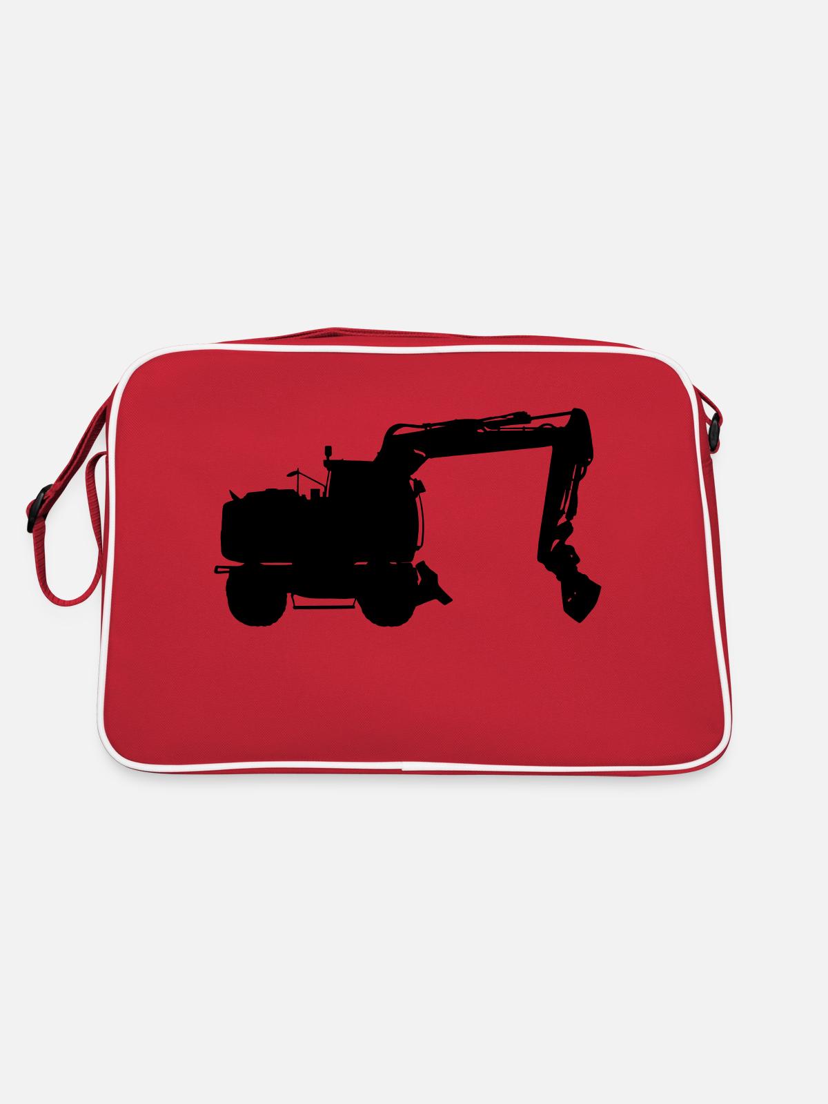 Pelles - Sac Retro - rouge/blanc - Dos