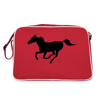 Galloping Horse - Retro Bag - red/white - Back