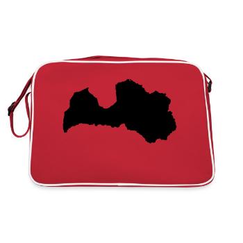 Latvia Latvia - Retro Bag - red/white - Back