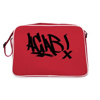 acab - Sac Retro - rouge/blanc - Dos